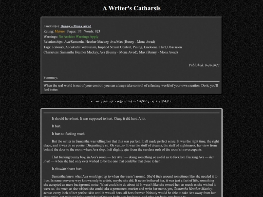fanfiction/bunnymonaawad/awriterscatharsis screenshot
