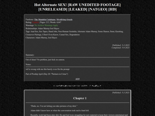 fanfiction/crossovers/hotalternate/ch1 screenshot