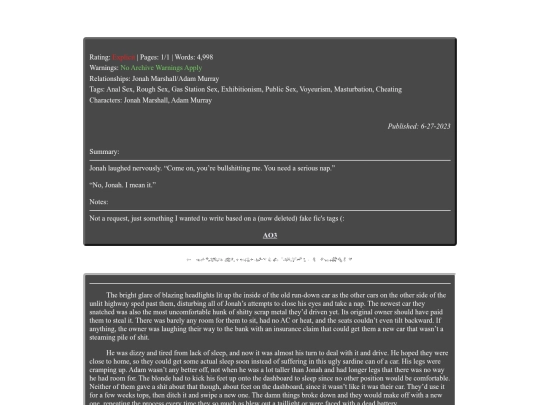 fanfiction/mandelacatalogue/dangerousgasstation screenshot