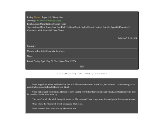 fanfiction/mandelacatalogue/illleaveituptoyou screenshot