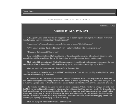 fanfiction/mandelacatalogue/lovemeharder/ch19 screenshot