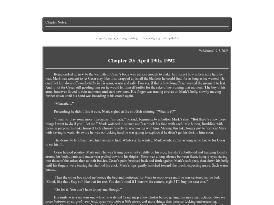 fanfiction/mandelacatalogue/lovemeharder/ch20 screenshot