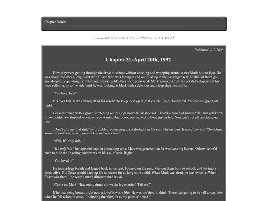 fanfiction/mandelacatalogue/lovemeharder/ch21 screenshot