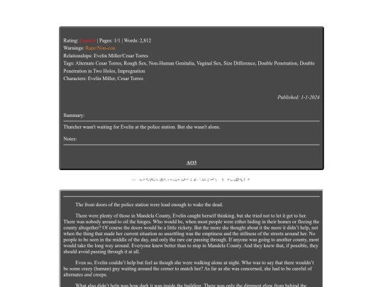 fanfiction/mandelacatalogue/thetasteofyourfear screenshot