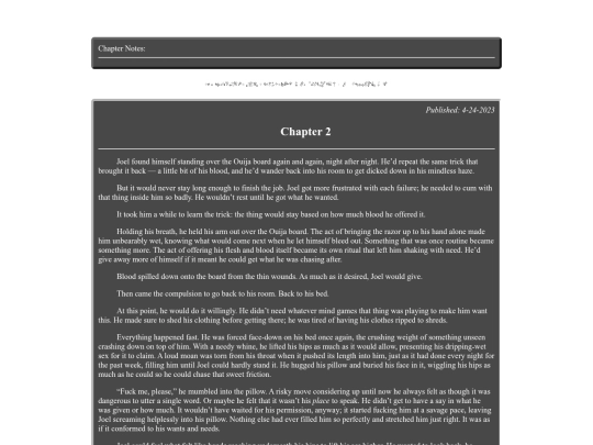 fanfiction/mystifyingoracle/ritual/ch2 screenshot