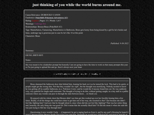 fanfiction/pokespe/pokeshiftau/justthinkingofyou screenshot