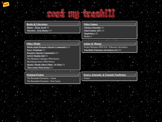 writing screenshot