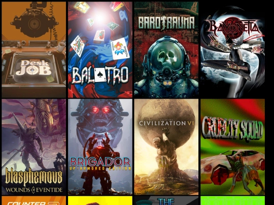 webpages/gameslibrary screenshot