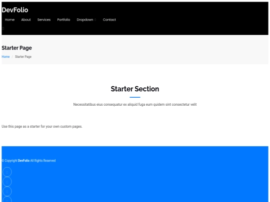 starter-page screenshot