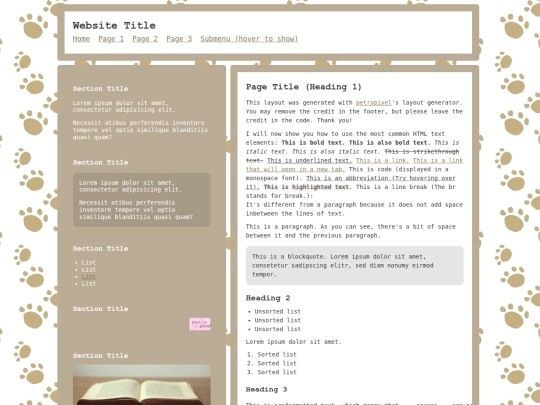 index screenshot