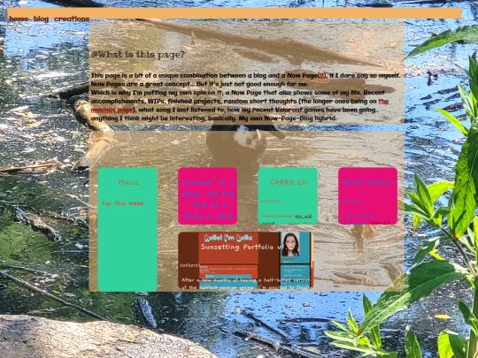 blog screenshot