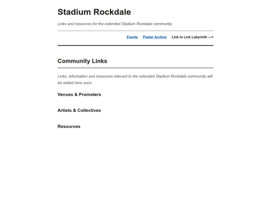 links screenshot