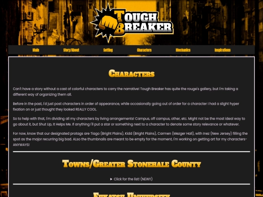 characters screenshot