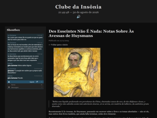 Artigos entre Horas/DesEsseintesNoNadaNotasSobresAvessasdeHuysmans screenshot