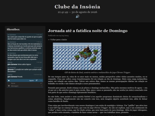 Artigos entre Horas/JorndadaatafatdicanoitedeDomingo screenshot