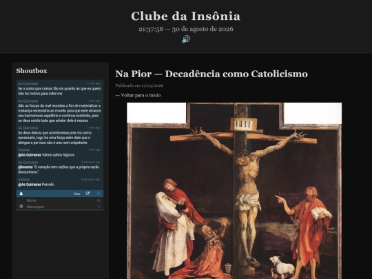 Artigos entre Horas/NaPiorDecadnciacomoCatolicismo screenshot