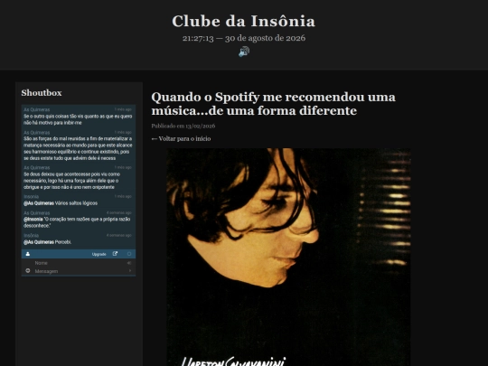 Artigos entre Horas/Quandospotify screenshot