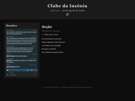 Artigos entre Horas/Secao screenshot