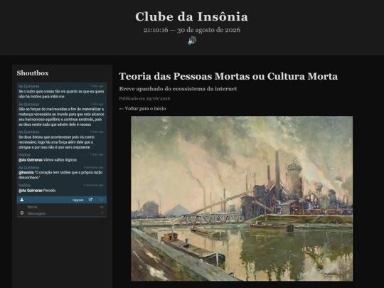 Artigos entre Horas/teoriadaspessoas screenshot