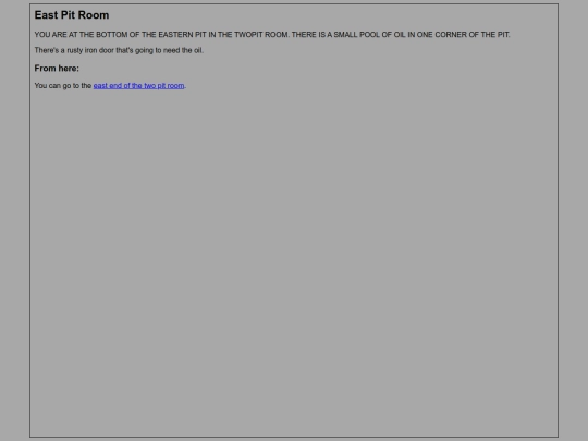 textAdventures/CC/rooms/eastPit screenshot