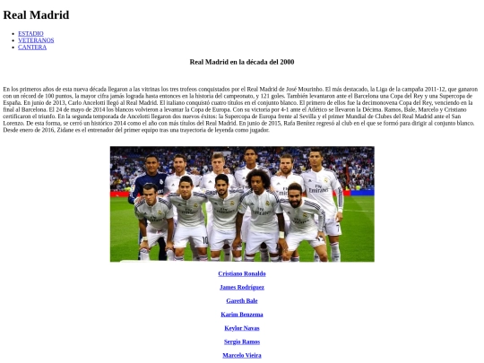 real madrid/real madrid screenshot
