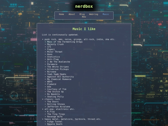 music screenshot