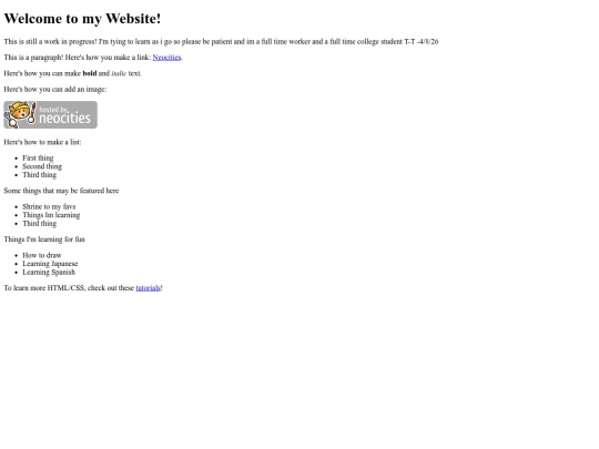 index screenshot
