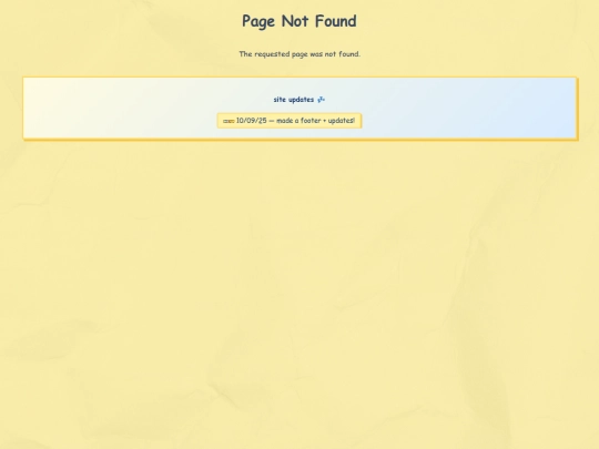 not_found screenshot
