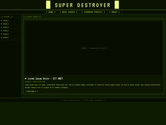 index screenshot