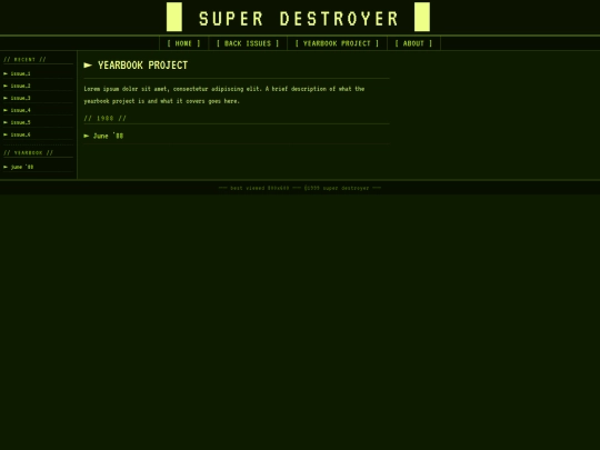 yearbook_project screenshot