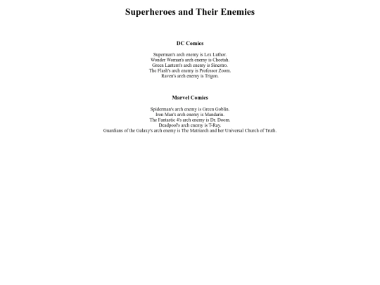 superhero screenshot
