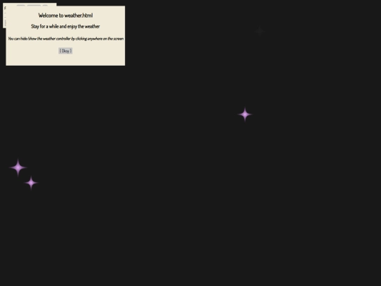 weather screenshot