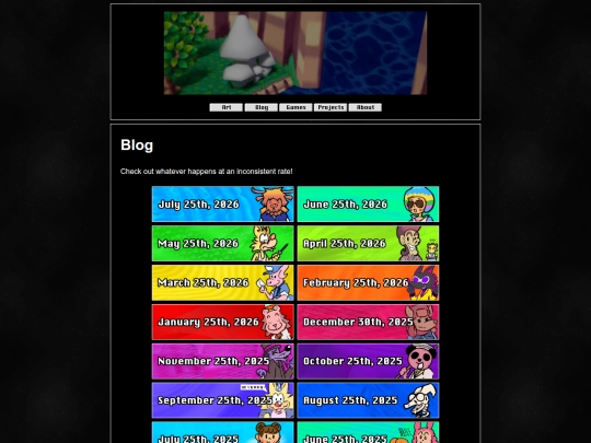blog screenshot