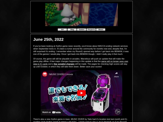 entry/6-25-2022 screenshot