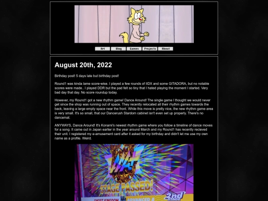 entry/8-20-2022 screenshot