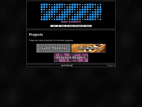 projects screenshot