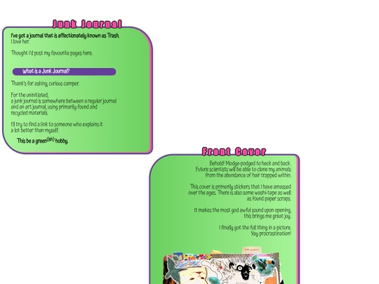 pages/junkjournal screenshot