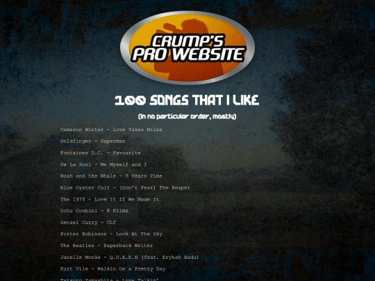 songs screenshot