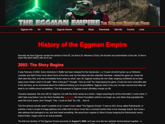 eehistory screenshot