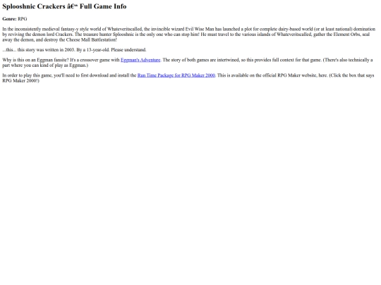 fangamedownloads/splooshniccrackers screenshot