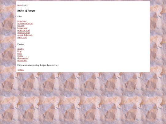 pages screenshot
