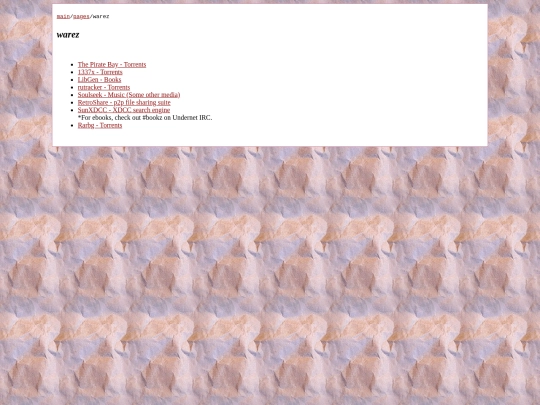 pages/warez screenshot
