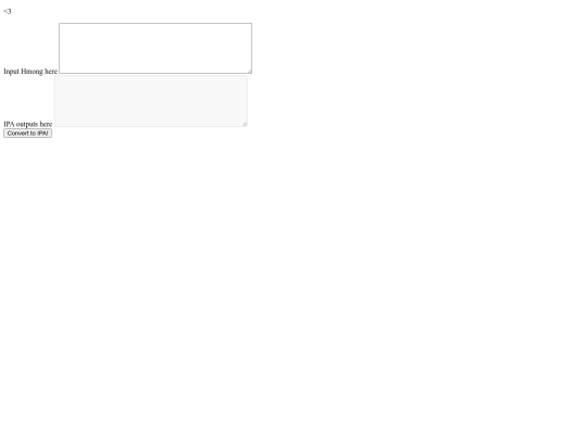 Hmong to IPA Converter/HmongToIPA screenshot