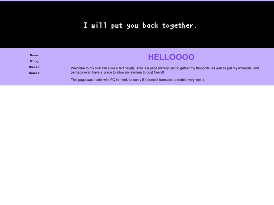 index screenshot