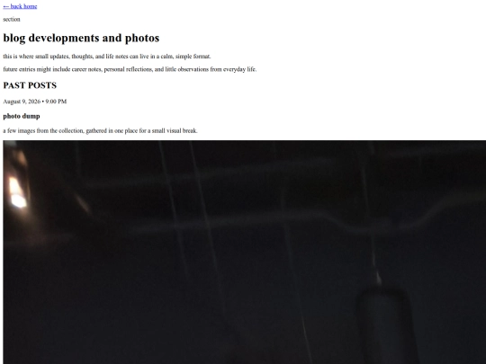 blog screenshot