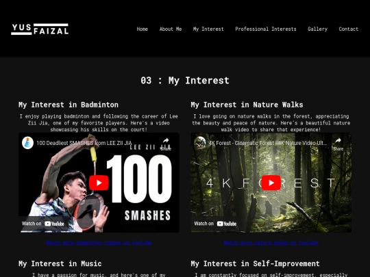 interest screenshot