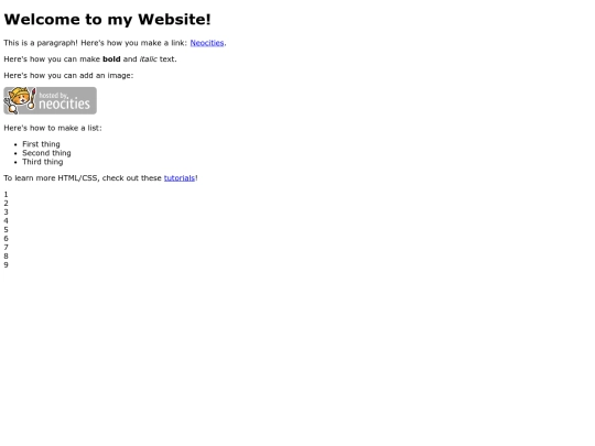 index screenshot