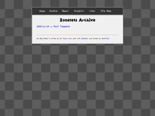 archive screenshot
