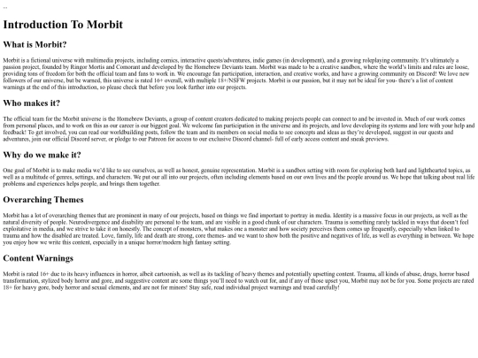 morbit/metaintro screenshot