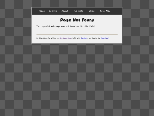 not_found screenshot